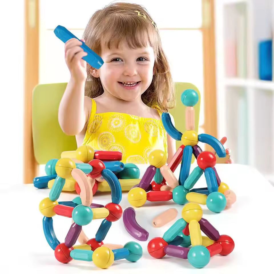 Juego Magnético 76PCS para Animar la Creatividad