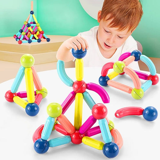 Juego Magnético 76PCS para Animar la Creatividad